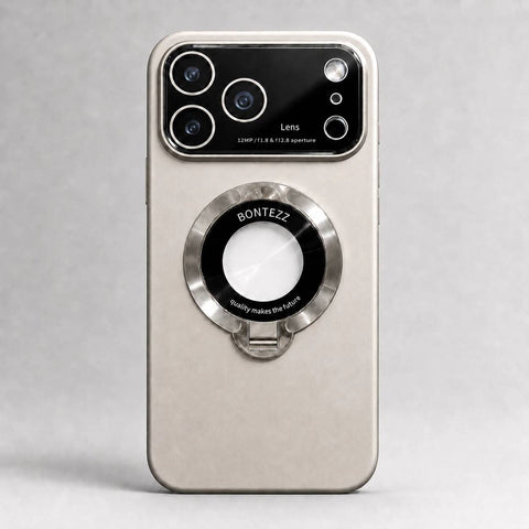 O-Ring MagSafe Case for iPhone 17 | Clear Grip Stand LEKCASE