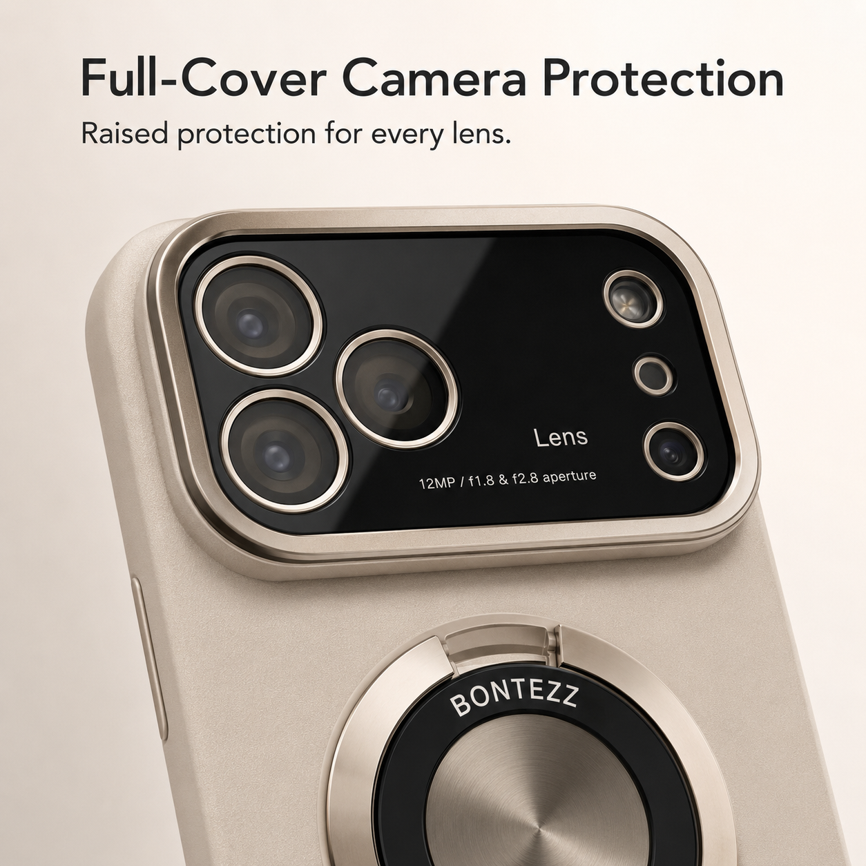 O-Ring MagSafe Case for iPhone 17 | Clear Grip Stand LEKCASE