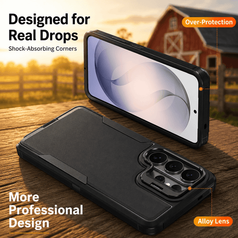 Samsung 2-in-1 Anti-Drop Phone Case with Lens Stand LEKCASE