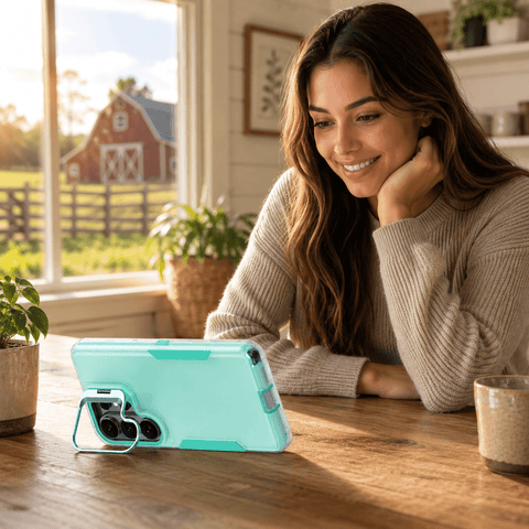 Samsung 2-in-1 Anti-Drop Phone Case with Lens Stand LEKCASE