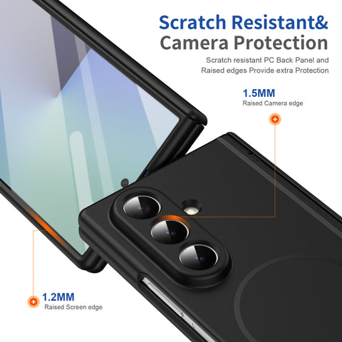 Samsung Fold 7/6/5/4/3 hinge case with full-coverage magnetic phone case LEKCASE