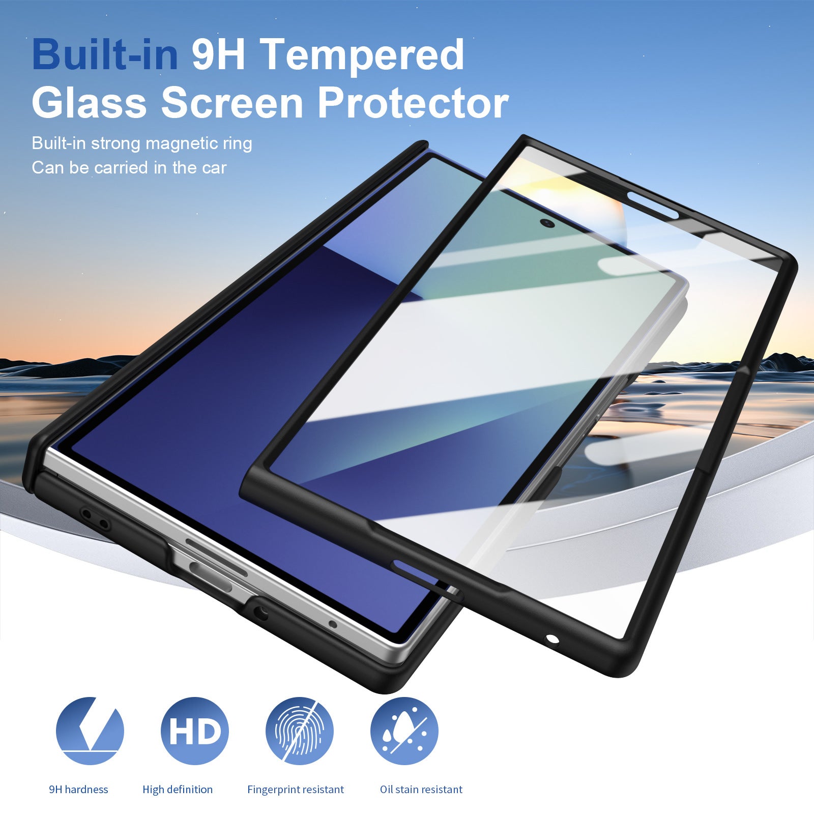Samsung Fold 7/6/5/4/3 hinge case with full-coverage magnetic phone case LEKCASE
