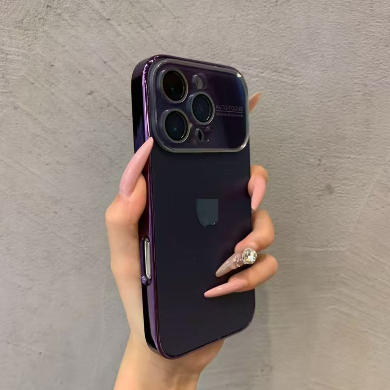 iPhone electroplated frame large window phone case LEKCASE
