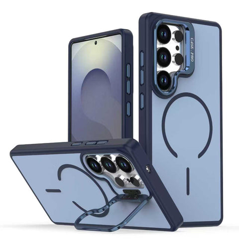 Two-Tone Soft-Touch Magnetic Phone Case with Lens Stand（副本） LEKCASE