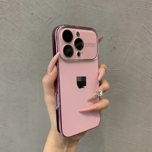 iPhone electroplated frame large window phone case LEKCASE