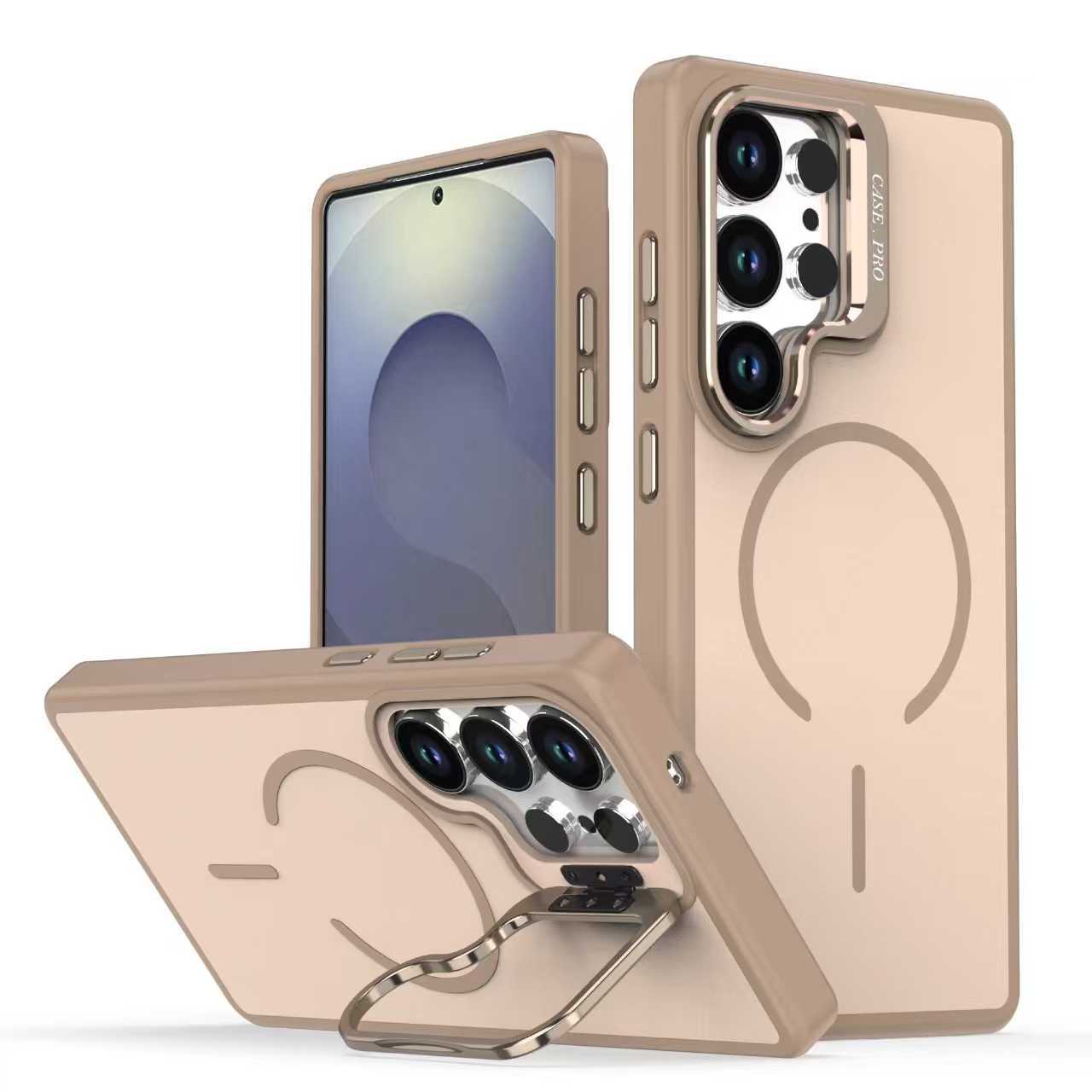 Two-Tone Soft-Touch Magnetic Phone Case with Lens Stand（副本） LEKCASE