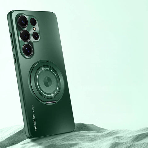 Samsung S26 Ultra Rotating Stand Magnetic Wireless Charging Phone Case LEKCASE