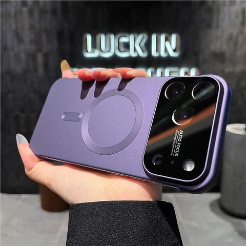 German Metallic Paint Frameless Magnetic Phone Case for iPhone 17/16/15/14 Series LEKCASE