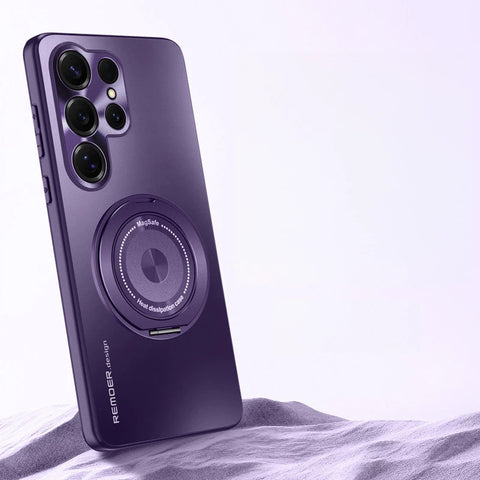 Samsung S26 Ultra Rotating Stand Magnetic Wireless Charging Phone Case LEKCASE
