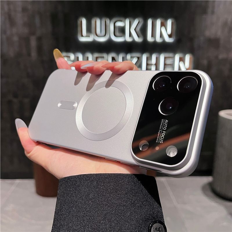 German Metallic Paint Frameless Magnetic Phone Case for iPhone 17/16/15/14 Series LEKCASE