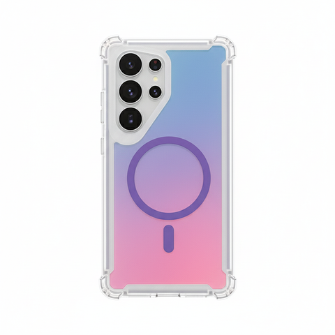 LEKCASE | Gradient Magnetic Space Shell With Four-corner Anti-drop