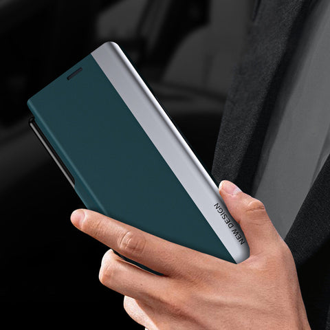Luxury Electroplated Leather Magnetic Phone Case With Phone Stand And Pen Slot For Galaxy Z Fold 5/6/7