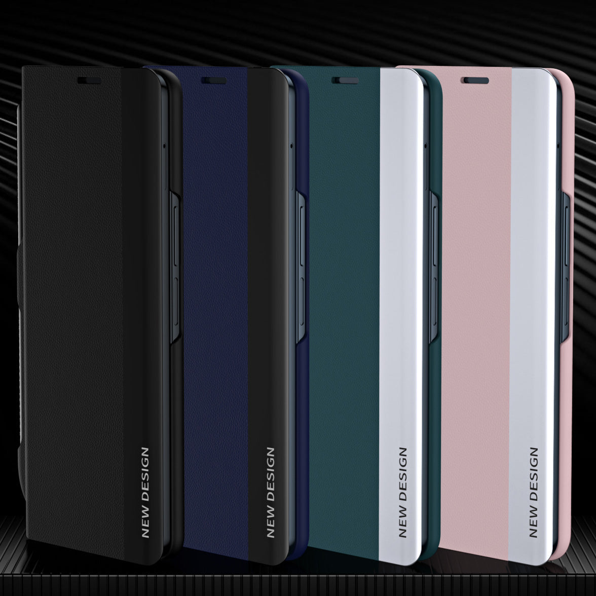 Luxury Electroplated Leather Magnetic Phone Case With Phone Stand And Pen Slot For Galaxy Z Fold 5/6/7