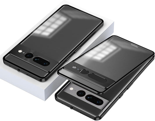 ♻️Snap-on Aluminum Alloy Magnetic Frosted Phone Case