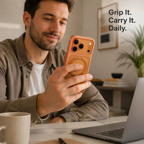 Frosted Magnetic Stand Phone Case LEKCASE